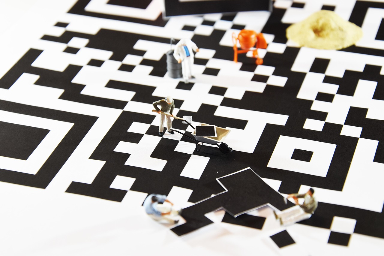 qr code scan illustration