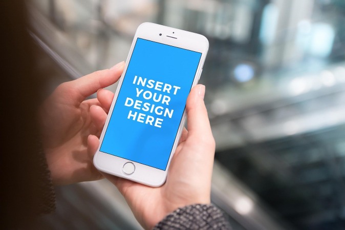 mobile app mockup phone